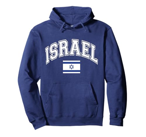 Israel Israeli Flag Jewish Graphic Pullover Hoodie