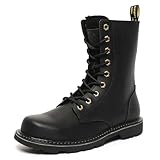 Men's High Top Work Boots, Vintage Classic Tall Boots,...