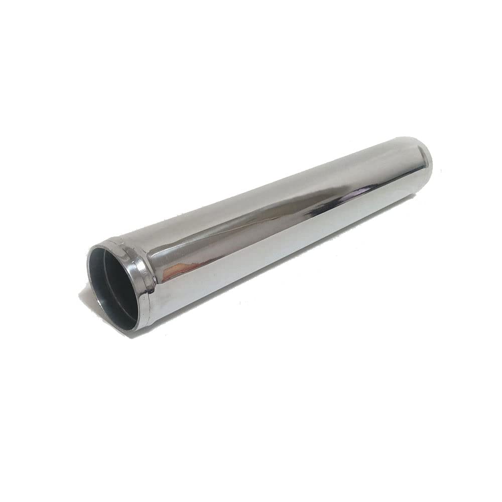 Tubo intercooler in alluminio OD 51 mm con finitura lucida, lunghezza 300 mm