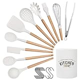 CORAFEI Set di Utensili da Cucina, 21pezzi Utensili Cucina Silicone Cucina Accessori Antiaderente...