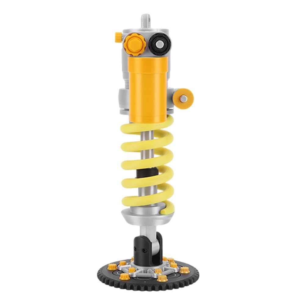 Lampada da Tavolo con Ammortizzatore, Luce da Tavolo con Molla A Spirale E Controllo Touch, Lampada da Scrivania Industriale, per Appassionati di Auto E Moto E per L'arredamento di Sale