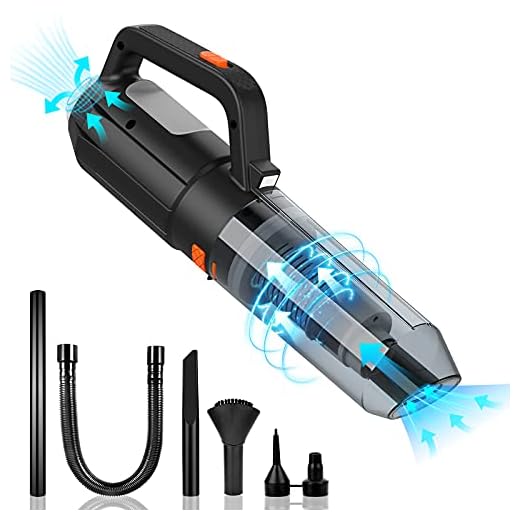 Rechargeable Compressed Air Duster for Keyboard Cleaning, Replaces Compressed Gas Cans, Air Blower for Electronics, Computers