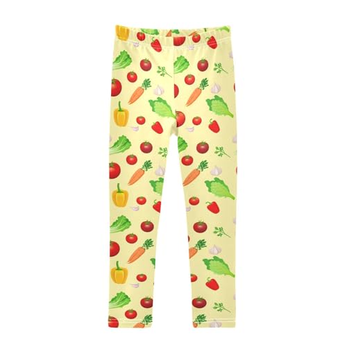 Girls' Leggings Vegetables Yellow Kids Yoga Tights Pants 1 Pack 2303229