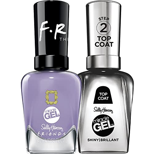 Sally Hansen Miracle Gel Friends Duo 2 Pack: The One With (Lavendoor & Top Coat Shiny) #TOP1