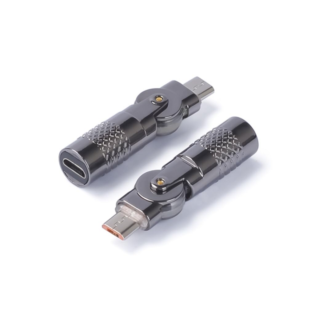 Obrotowy adapter ładowania USB do słuchawek konsol do gier obrót o 90°