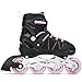 Movino Inline Skates | Cruzer One | Verstellbare Rollschuhe | Inliner für Damen Mädchen Jungen | Inliner für Kinder & Erwachsene | Inline Skates mit großen Rädern 72 mm | Kids-Inliner