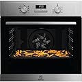Electrolux Serie 700 Forno da Incasso Multifunzione AirFry, Capacità 72 L, EOM3H00X, Classe A, Funzione Pizza, 589x594x568 mm, Acciaio Inox