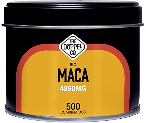 Maca Andina Ecológica 4850mg | 500 comprimidos | Extracto 5:1 | 4 meses | Maca Peruana Pura | Energía y Vitalidad | Libre de plástico | Certificación Ecológica Oficial