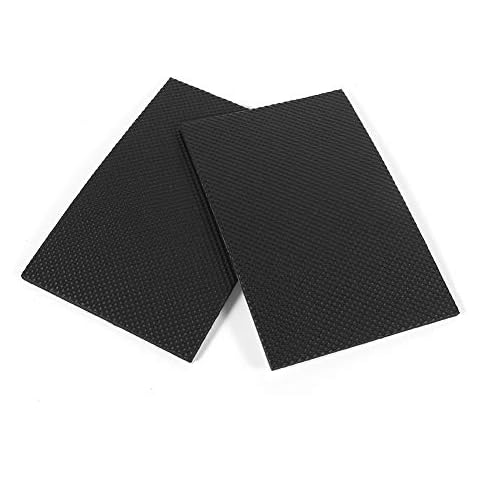 2Pcs Protective Rubber Pads Black Non-Slip Self Adhesive Floor Protectors Furniture Rubber Feet Pads for Sofa Table Chair Hardwood Floor Cover