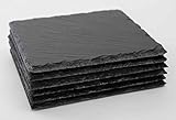 Naturschiefer - Die Schieferplatten sind zu 100 % aus Schiefer. Das natürliche Material (Schiefer Platten) ist hitzebeständig und kinderleicht mit warmem Wasser abwaschbar
