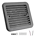 Yosoo Health Gear RV Fan, 12V 4W Cooling Fan with Shutters Vent, One Way Side Strong Wind Air Car Ventilator Camper RV Accessories