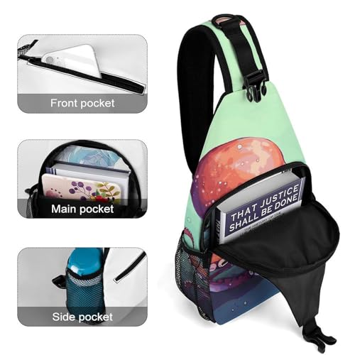 Bolso bandolera cruzado casual para senderismo y viaje miniatura 4