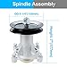 PetMigo 187292 Spindle Assembly 2246 LS, YTH 20K46, YTH2042, CT154 Compatible with Craftsman Husqvarna AYP 42