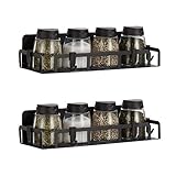 Befano Magnetic Spice Rack Magnetic Refrigerator Shelf with 8 Removable Hooks Rust-proof Magnetic...