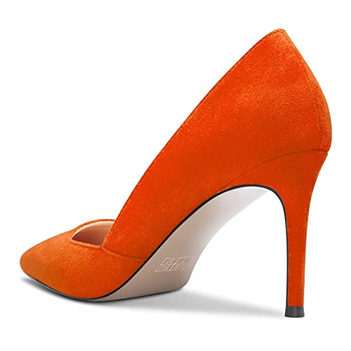 Castamere Women Stiletto High Heel Square Toe Slip-on Pumps Wedding Dress Classic 3.3 Inches Heels3