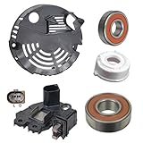Alternator Rebuild Kit; Voltage Regulator, Bearings, Brushes Compatible for Mercedes E320 CLK320