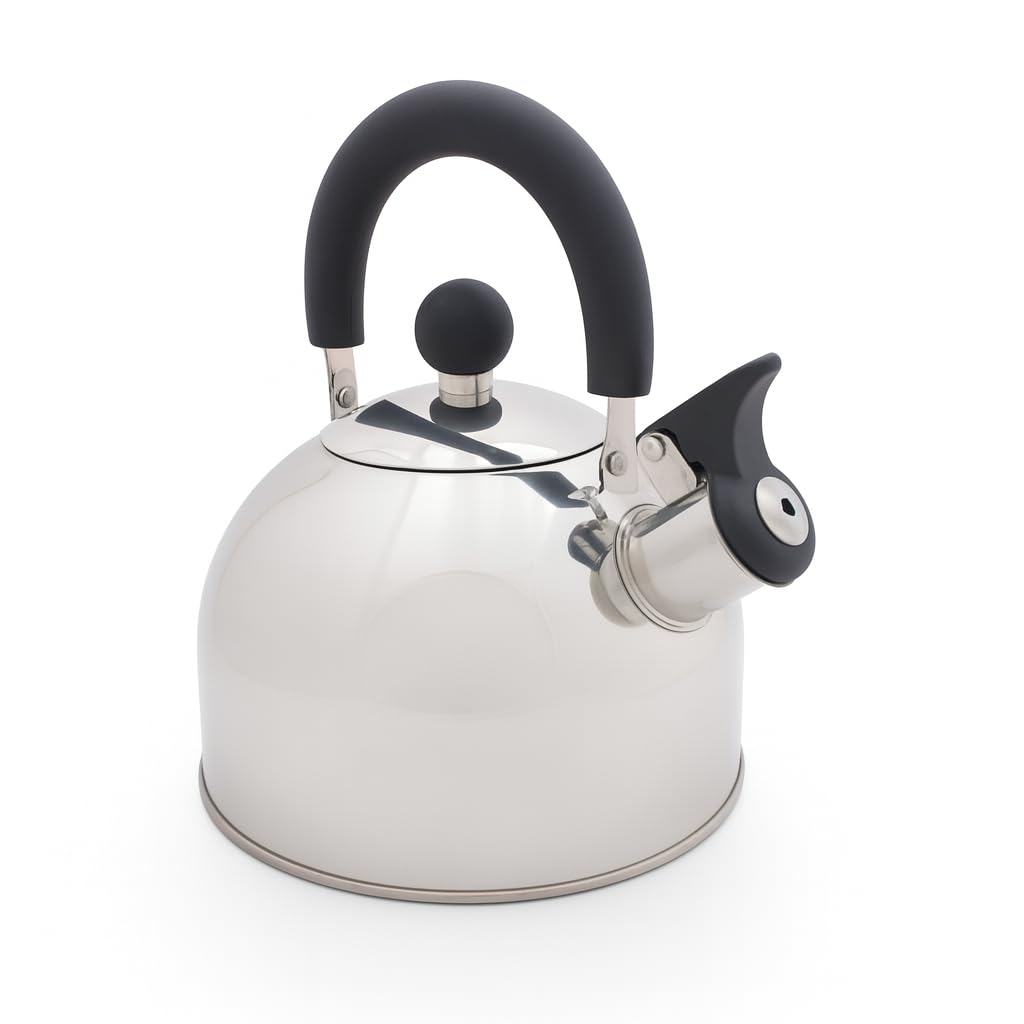 1. 6l Stainless Steel Kettle With Folding Handle -