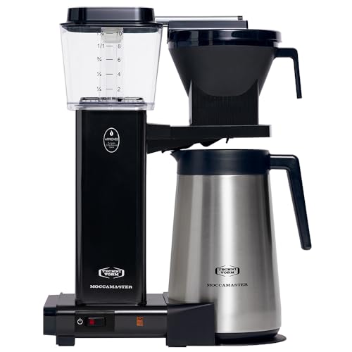 Moccamaster KBGT Thermos, Kaffeemaschine mit Thermoskanne, Filterkaffeemaschine, Schwarz, 1.25...