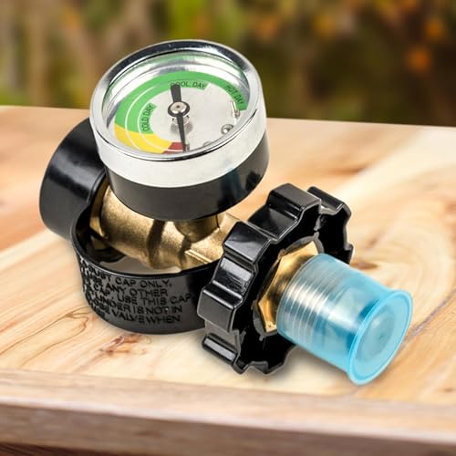 Adaptador De Conexión Para Bombona De Propano - Medidor De Presión Con Manómetro Para Cilindros De Gas - Conector Para Barbacoas Y Accesorios De Cocina Exterior En Camping Y Caravanas - imagen 3