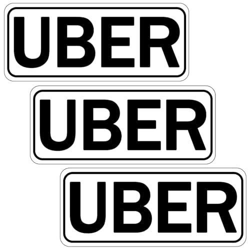 3PCS Delivery Vehicle Car Magnet Flex Driver Car Signs Delivery Driver Magnetic Signs Car Door and Bumper Sign High Reflective Waterproof Weather-Resistant