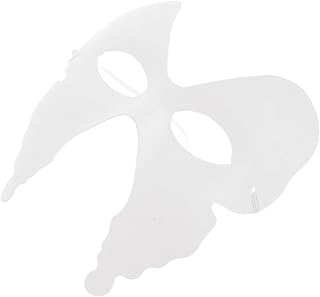 SAFIGLE Halloween Masks 6pcs Diy Butterfly Mask Mask for Kids Halloween Mask Masks for Kids White Embryo Pulp Child Kid Mask