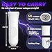 ROSSEX 4 in 1 Emergency Lights for Home Power Failure, 3 Pcs Rechargeable LED Flashlight Plug in Wall, Automatic Turn-On Power Outage Night Light Flashlight for Hurricane Preparedness Items