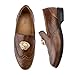 JITAI Boys Shoes - Fashion Tuxedo Dress Shoes for Parties, Formal, Business, or Casual Events - Rubber Low-Heels Toddler Dress Shoes for Stylish Young Boys, Brown/15, 2 US