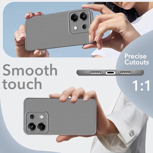 Image of Jkobi Back Cover Case for Poco X6 5G (Liquid Silicone | Side Grip | Camera Protection)