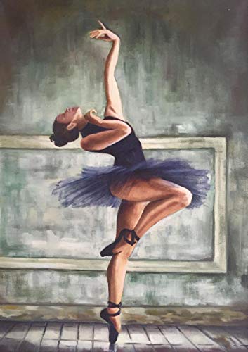 TWYYDP Puzzle Adulte 1000 Pièces Danseuse De Ballet Art Décoratives de Chambre à Coucher