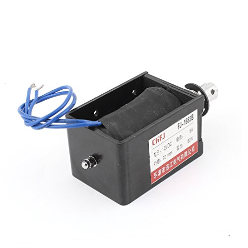 Électrovanne commande puissante de 80N avec solénoïde linéaire 12V course 20mm - 3