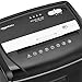 Amazon Basics 12-Sheet Cross Cut Junk Mail, CD, and Credit Card Shredder with Pullout Basket, Black