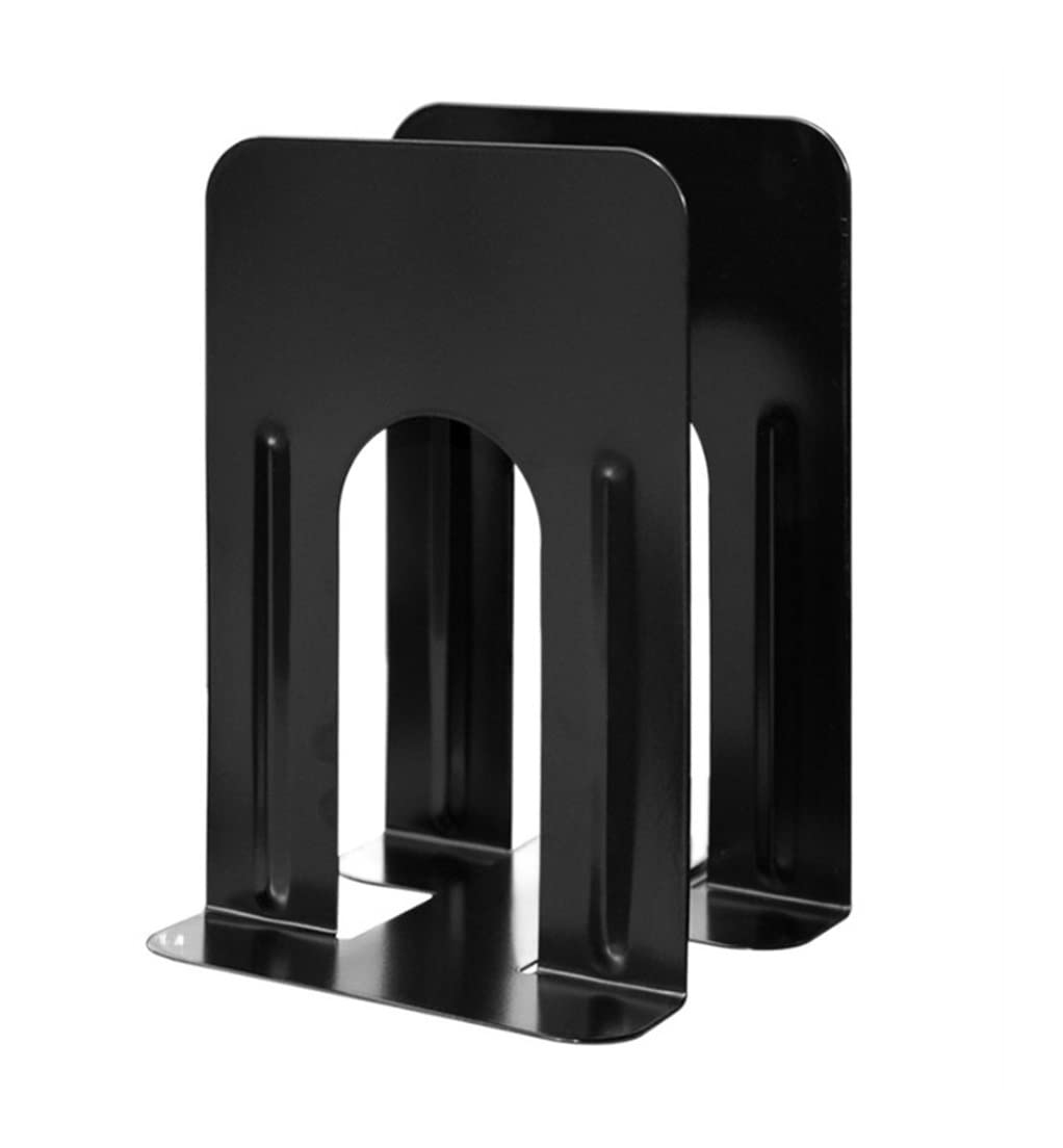 Book Ends Heavy Duty Bookends, Universal Book Holder, For Shelves, Non-Skid Metal Bookend For Home Office