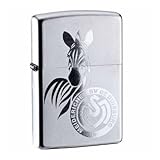  Zippo Feuerzeug MSV Duisburg Chrom satiniert