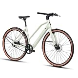 DERUIZ Turmali Pedelec 28 Zoll Trekking Fahrrad 48.5RH mit Gates Carbon Drive Riemenantrieb,Leichtes...
