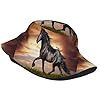 POKOMPTY Friesian Horse DesignBucket Hat Mens B ucket Hats Casual Outdoor UV Protection Sun Hat #1