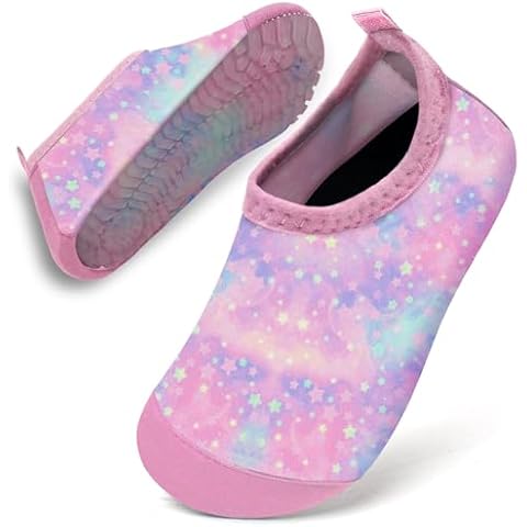 WateLves Pink Purple Star Water Shoes Cover