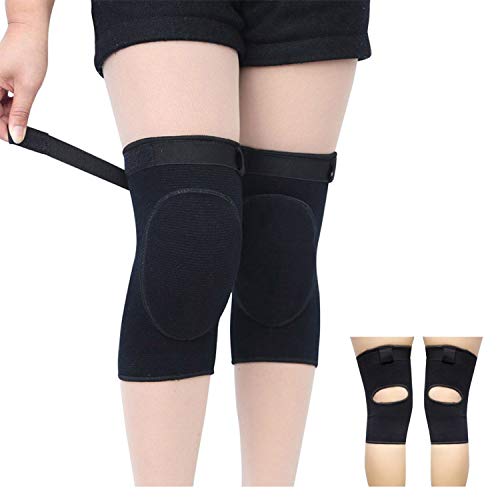 Lion Palace Profession Knee Pads for Dancers—for Ath letic Volleyball Dance Yoga Football Pad Tennis Skating Workout Climbing (Full Black, M)