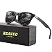 Produktbild Sonnenbrillen Herren Polarisierte Mode Sonnenbrillen Damen - UV400 Schutz Unisex Sport im Freien Golf Radfahren Angeln Wandern polarisierte sonnenbrille herren KEAKUO2150 (Schwarz schwarz, 60)