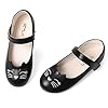 Funny Cat Glitter Princess Ballet Flats for Girls, Mary Jane Shoes Dress Shoes for Girl Back to School Princess Wedding (Toddler/Little Kid/Big Kids)