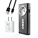 NEBO Slim 500 Lumen LED Rechargeable Pocket Light Flashlight Bundle with Lumintrail USB Car and Wall Adaptors (Black)