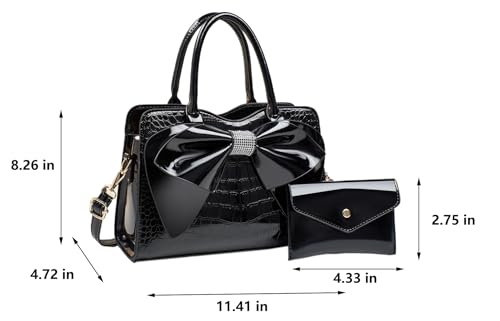 Image of JHVYF Women Tote bag Satchel Purses and Handbags for Women Shoulder Bags Bow Purse