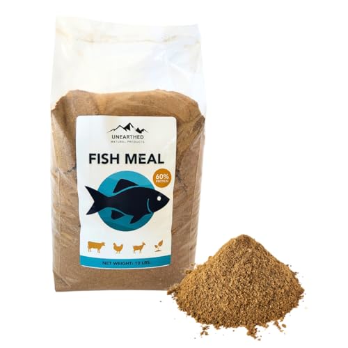 Unearthed Ruminant Grade Menhaden Fish Meal 10 lb Bag | Natural Organic Fertilizer & HighProtein Feed Ingredient | USASourced NutrientDense Soil & Livestock Supplement