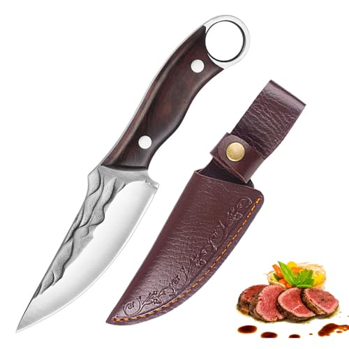 Fubinaty Chef Knife 4.5 Inch Japanese Small Kitchen Knives H