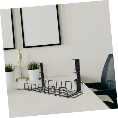 Porta Cable Colgante Versátil bajo Escritorio para Organización de Cables Diseño Compacto para Espacios miniatura 3