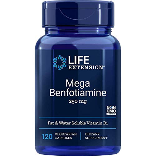 Life Extension - Mega Benfotiamine - 250 Mg - 120 Vcaps (Pack of 12)