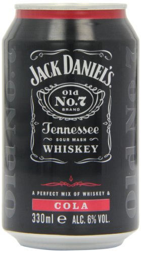 Jack Daniel S Tennessee Whiskey And Cola Premixed Cans 12 X 330ml Jack Daniel S Tennessee Whiskey And Cola Premixed Cans 12 X 330ml