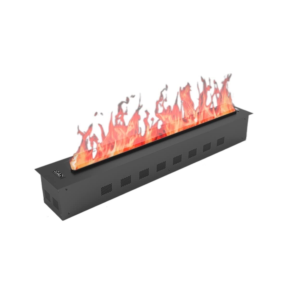 Faux Fireplace Water Vapor Fireplace 750/1500W Built 3d Atomized Fireplaces 7 Flame Colors, Remote Control And Smart LCD Screen, Overheating Protection Electronic Fireplace Electric Fireplace Heater