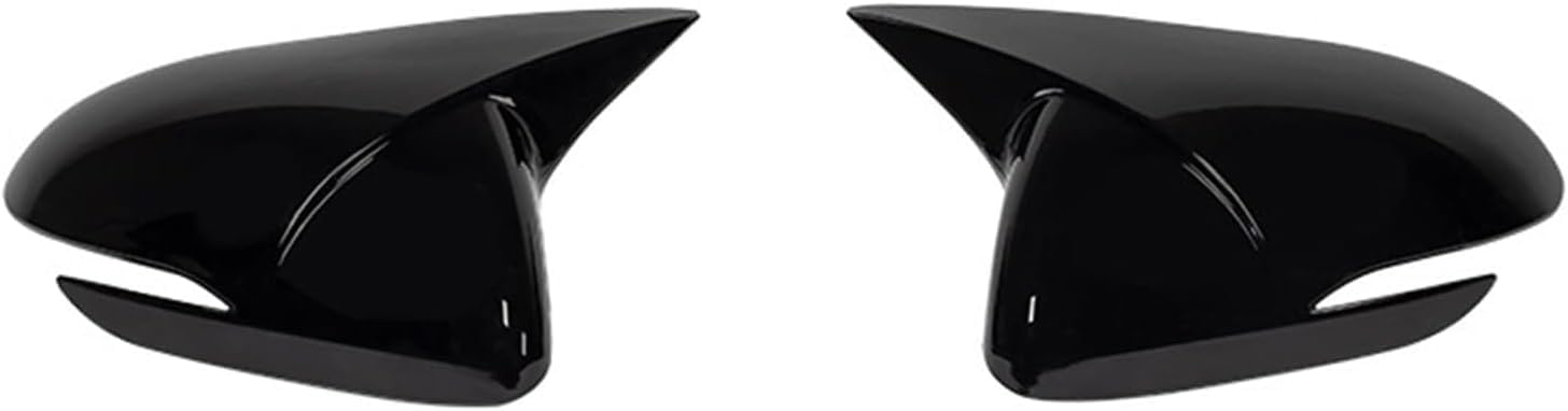 XJPGHA Wing Mirror Covers Caps for Hyundai Elantra 2016-2020, Sturdy Durable Cover Housing Door Mirror Vehicle Accessory Rearview Side Covers,Black