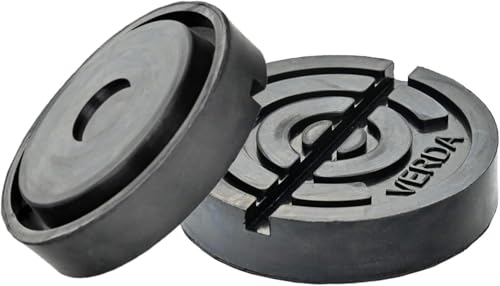 Gummiauflage Wagenheber 120x25mm, 3T, Gummiteller Werkstatt Hebebühne Gummiklotz GN13 (2 Stück)