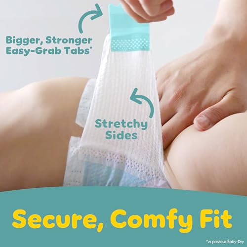 Image of Pampers Diapers - Baby Dry - Size 4, 150 Count, Absorbent Disposable Infant Diaper (Packaging May Vary)